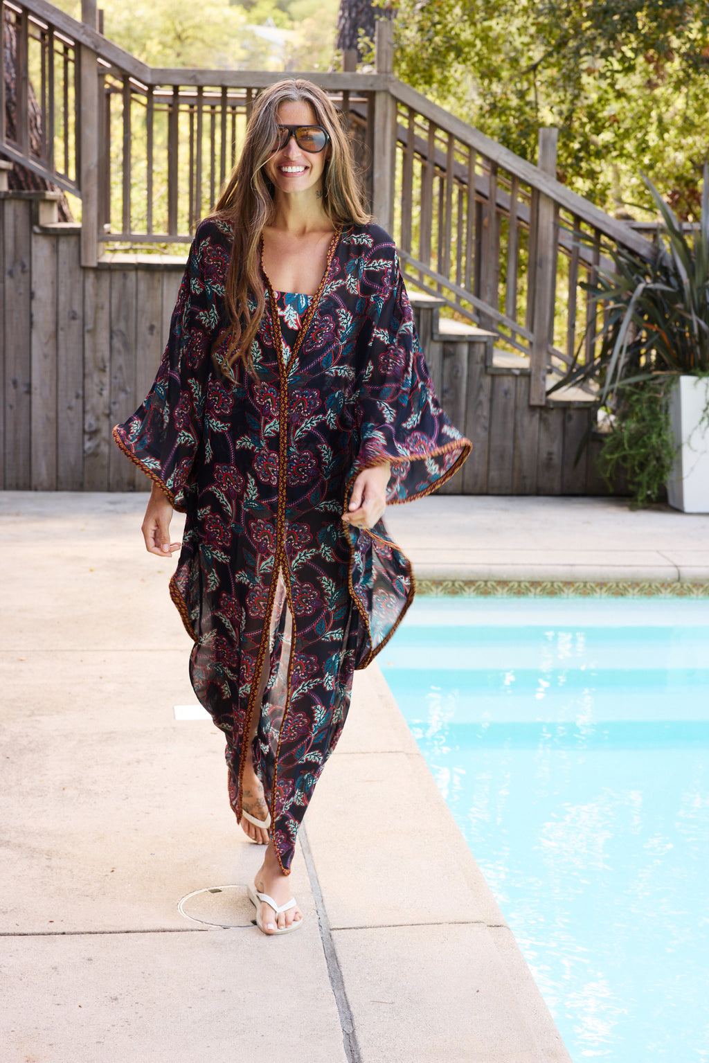 JAYA KAFTAN - OBSIDIAN BLOOM