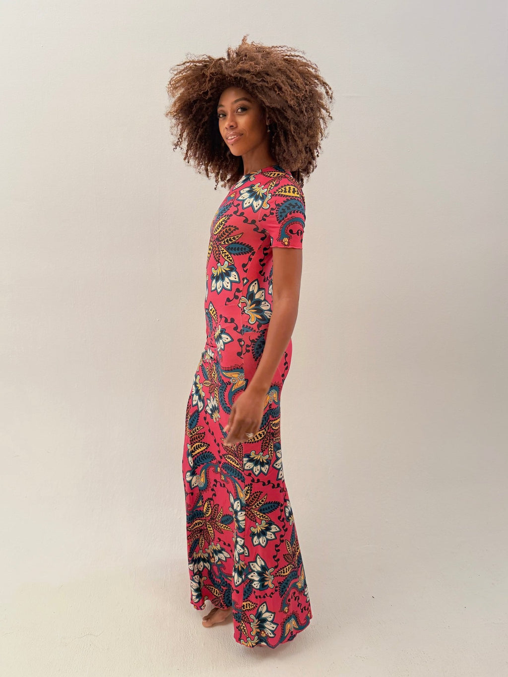 ANNIE SHORT SLEEVE - ORCHID BOTANICA - eywasouls