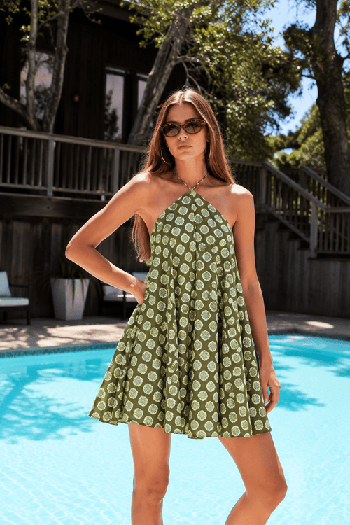 DELLA MINI - CELADON FOULARD - eywasouls