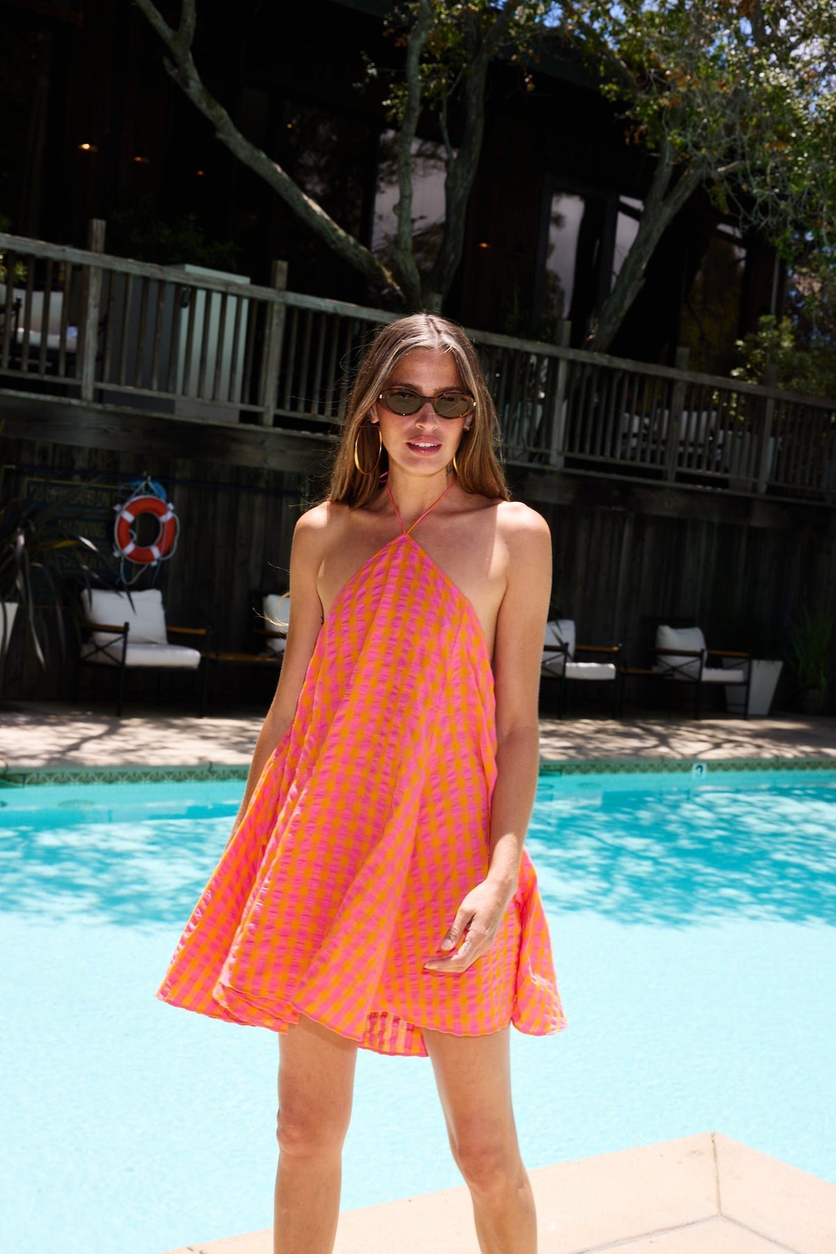 DELLA MINI - SAFFRON GINGHAM - eywasouls