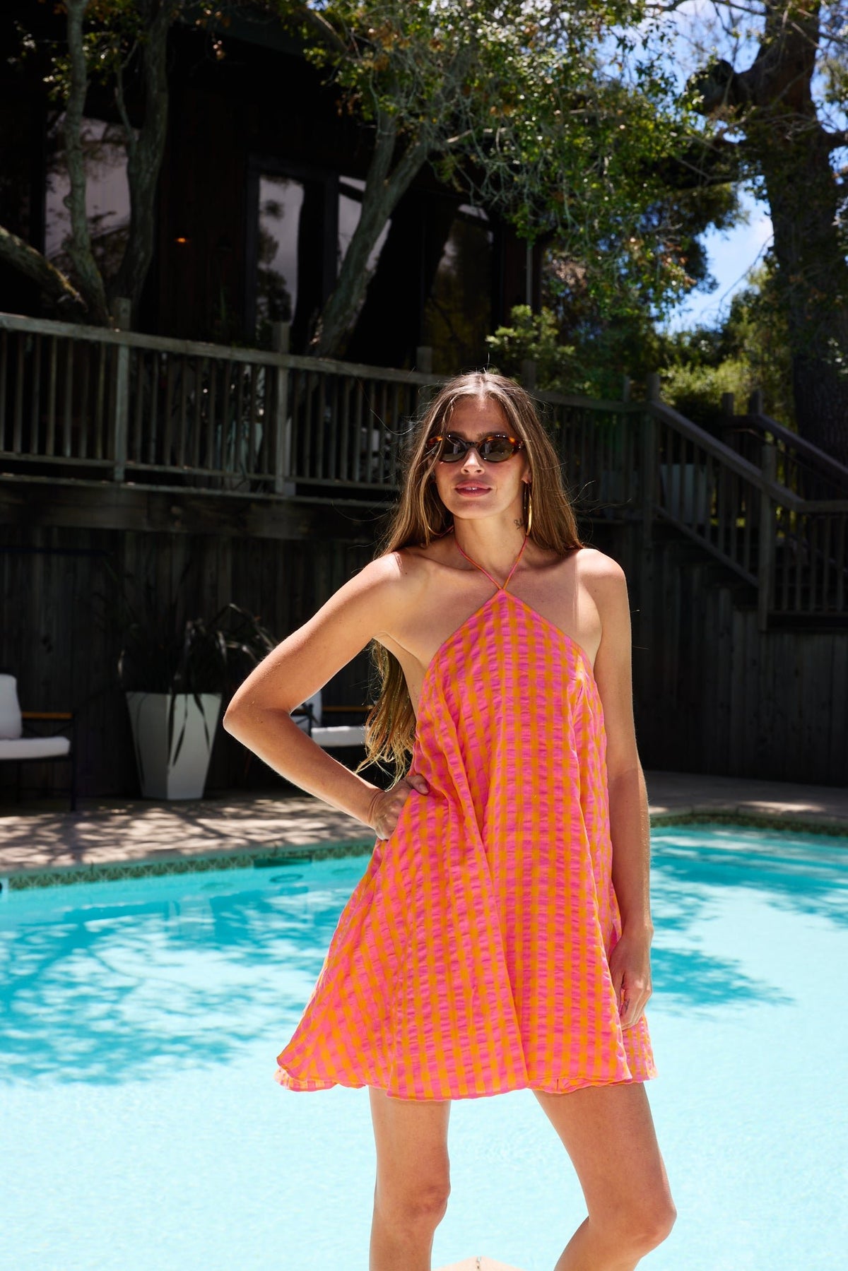 DELLA MINI - SAFFRON GINGHAM - eywasouls