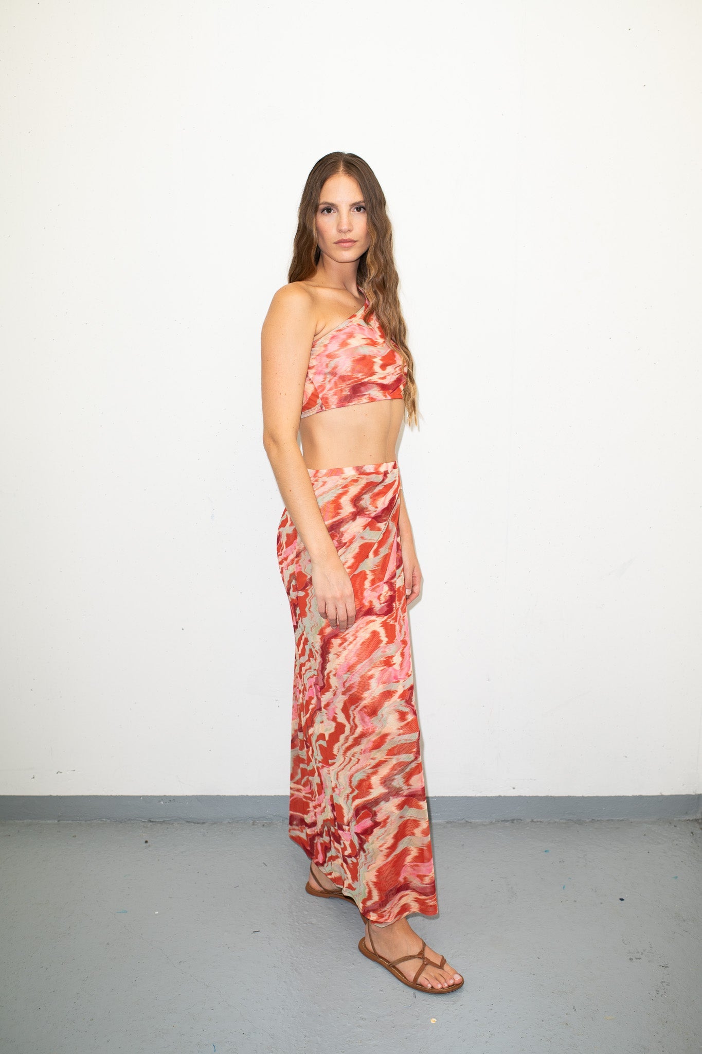 Jerry Skirt - Muted Marble - eywasouls