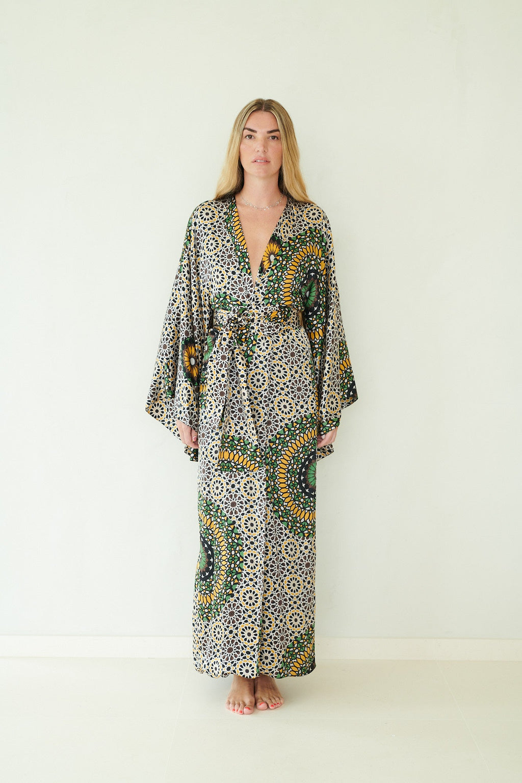 Kimiono Retro mosaic green - eywasouls