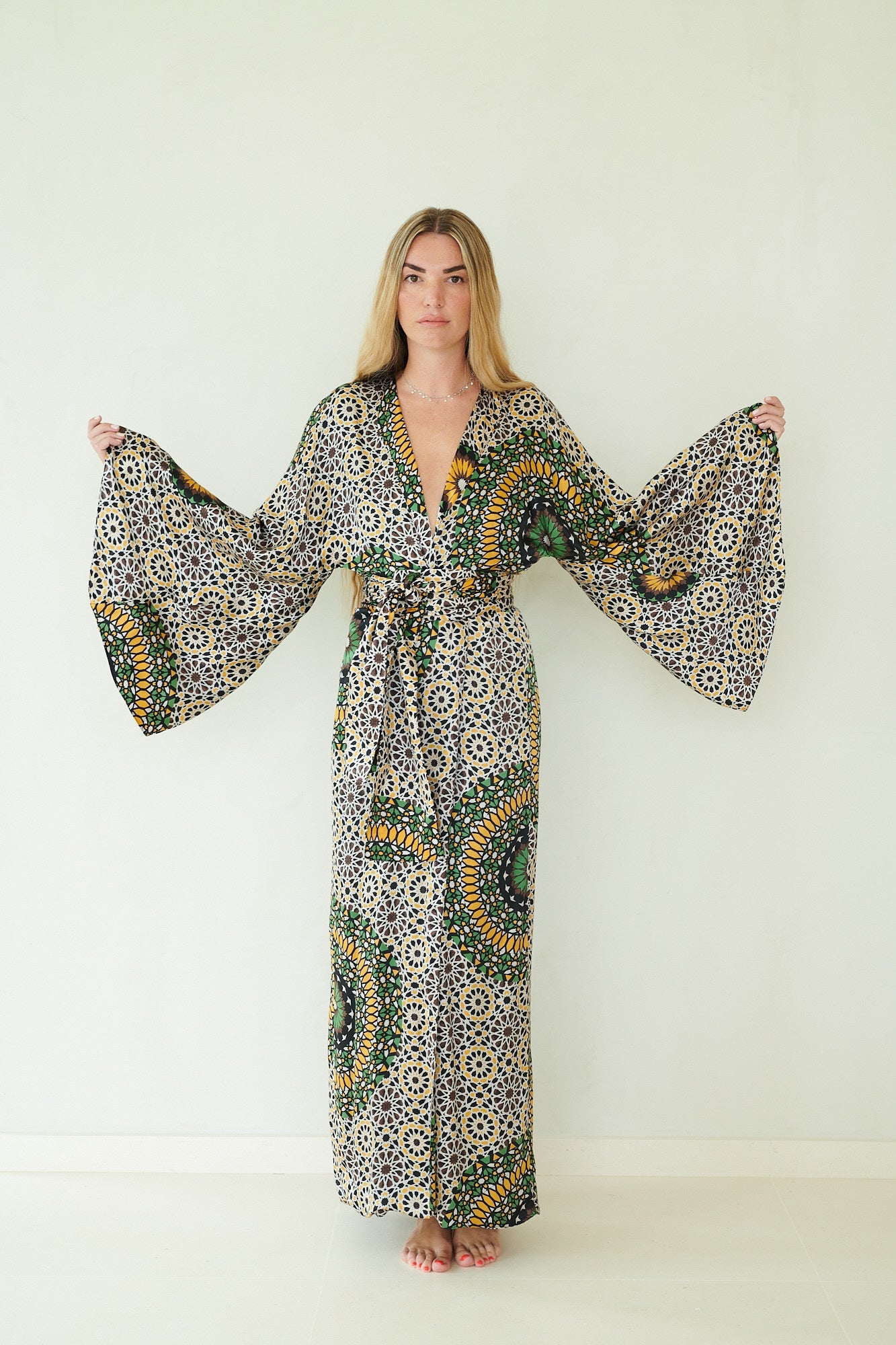 Kimiono Retro mosaic green - eywasouls