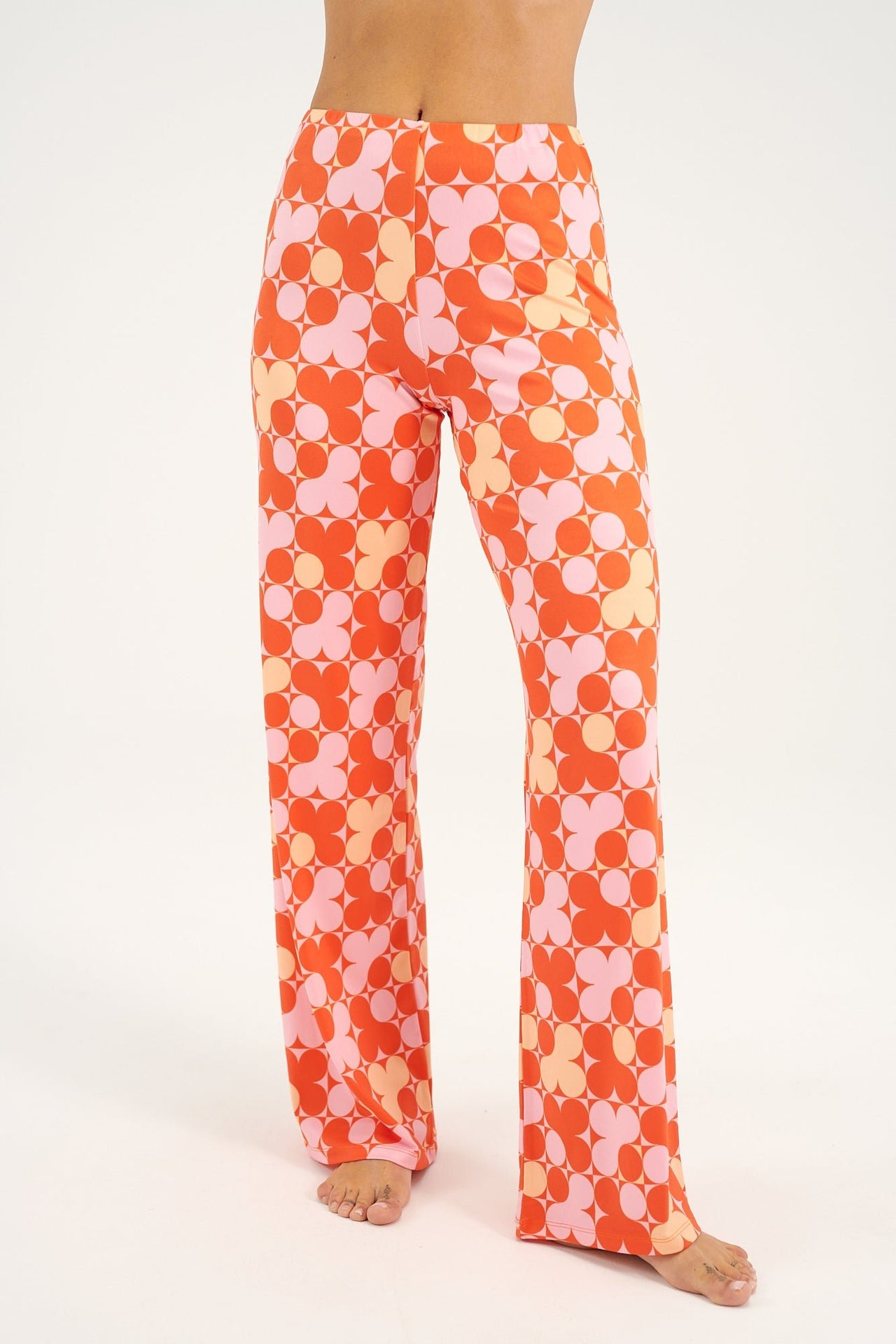 Leslie 60's Dots Pink Orange - eywasouls