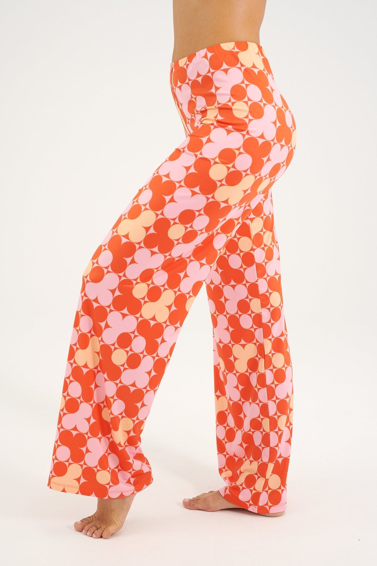 Leslie 60's Dots Pink Orange - eywasouls