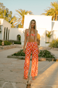 Leslie - 60's Dots Pink Orange - eywasouls