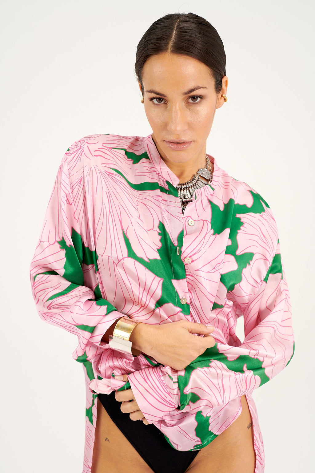 Phoenix Pink Green Floral - eywasouls
