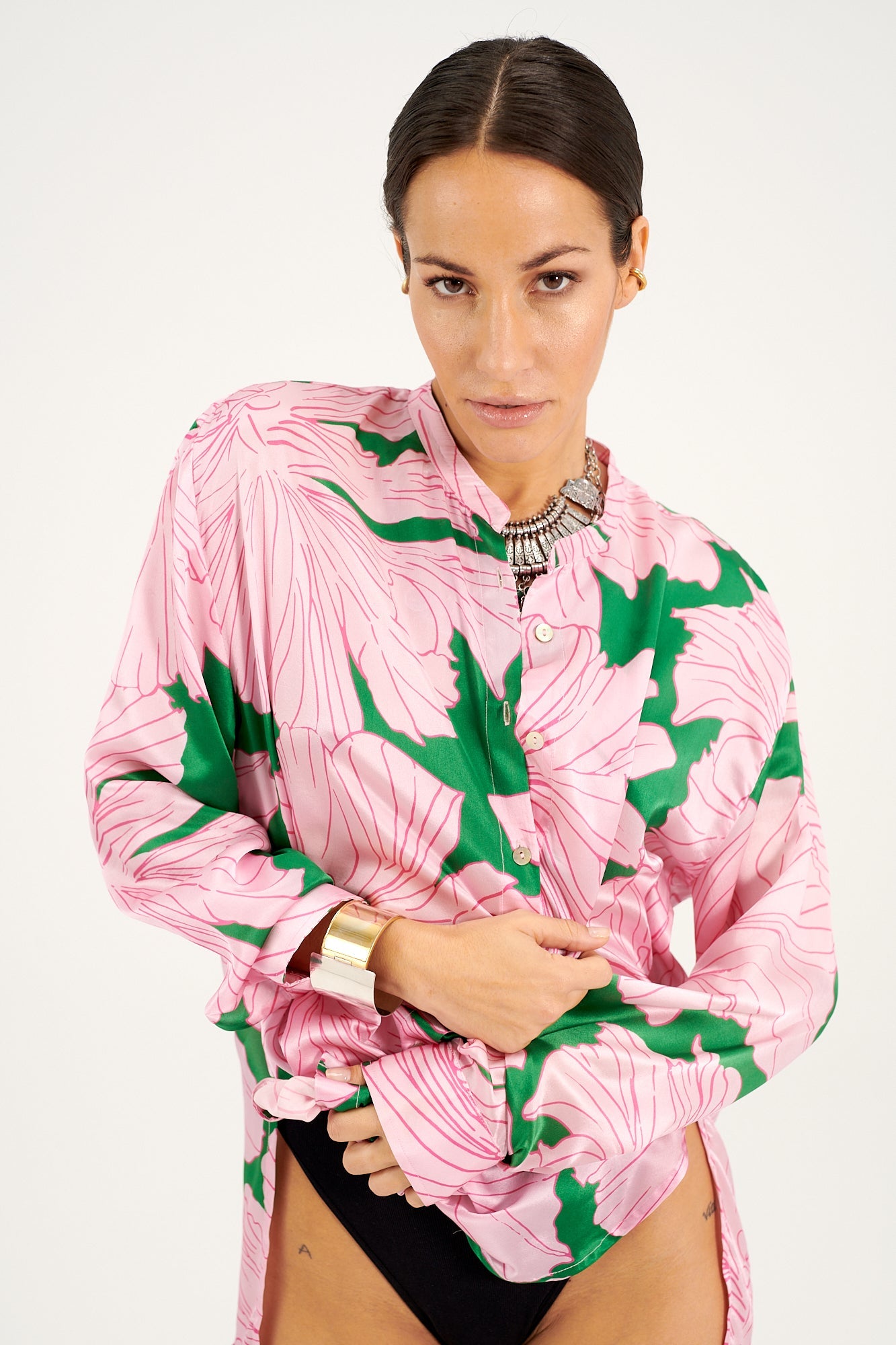 Phoenix Pink Green Floral - eywasouls