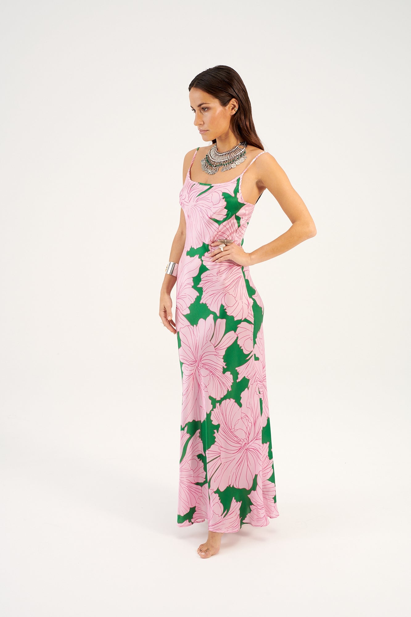 Sofia Pink Green Floral - eywasouls