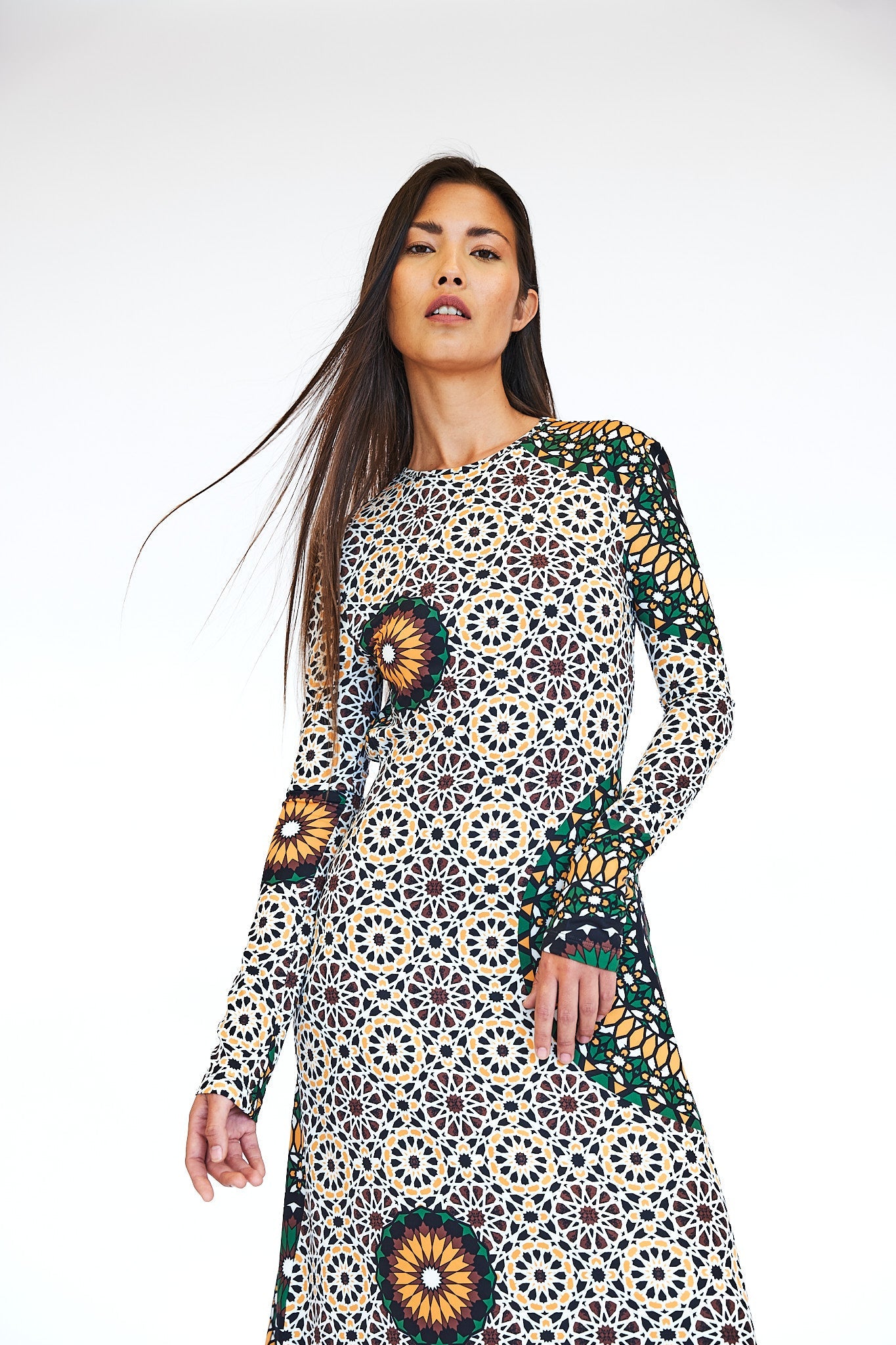 Sam - Retro Mosaic Green - eywasouls